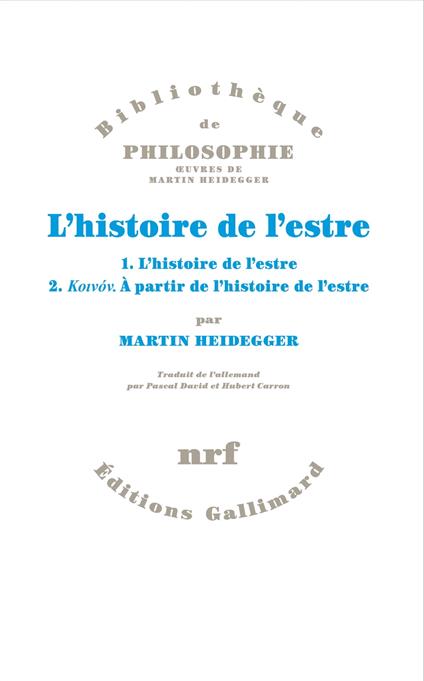 L'histoire de l'estre