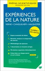 Expériences de la nature – Prépas scientifiques 2026. Verne - Canguilhem - Haushofer