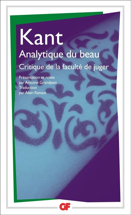 Analytique du beau