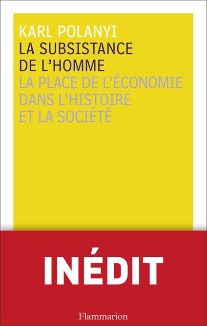 La Subsistance de l'homme. La place de l’économie dans l’histoire et la société