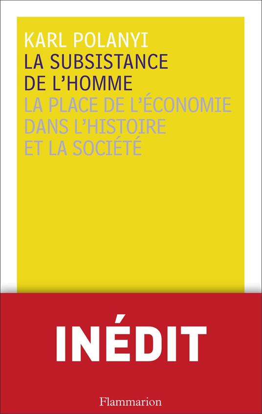 La Subsistance de l'homme. La place de l’économie dans l’histoire et la société