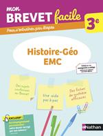Histoire-Géographie-EMC 3e - Mon Brevet facile - Préparation à l'épreuve du Brevet 2024 - EPUB