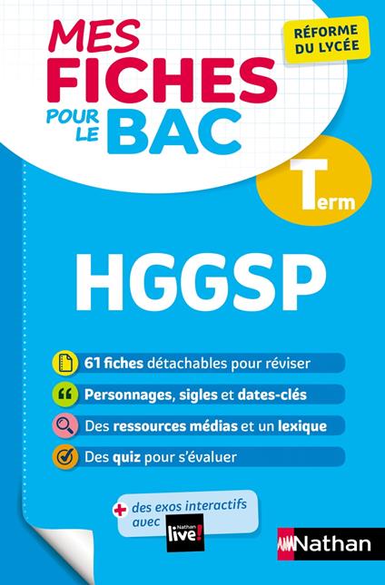 HGGSP (Histoire-Géographie, Géopolitique et Sciences Politiques) Terminale - Mes fiches pour le BAC Tle - BAC 2026