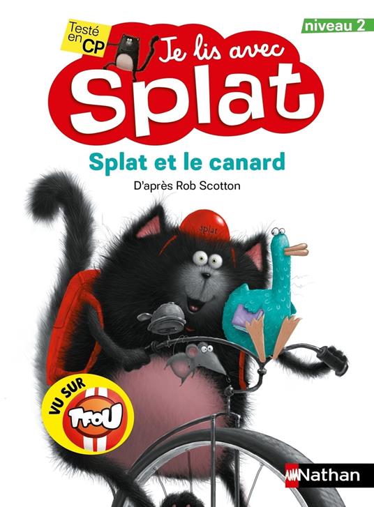 Je lis avec Splat : Splat et le canard - Niveau 2 - Dès 6 ans - Rob Scotton - ebook