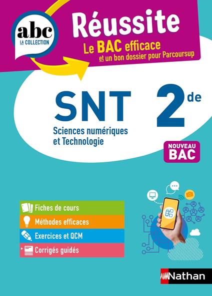 SNT 2de - ABC Réussite - Programme de seconde 2025-2026 - Cours, Méthode, Exercices - EPUB