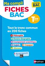 Toutes les matières du tronc commun Terminale - Ma Compil fiches BAC - Bac 2026 - Philosophie, Histoire-Géographie, Enseignement scientifique, Anglais, Espagnol, Allemand Term - EPUB