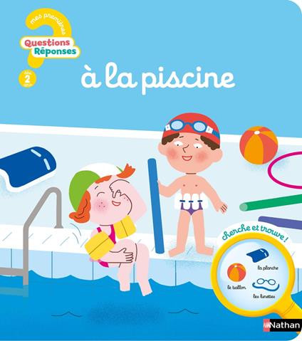 La piscine - Mes premières Questions/Réponses - Dès 2 ans - Livre numérique - Camille Moreau,Mélisande Luthringer - ebook