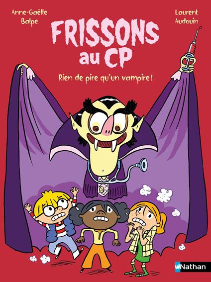 Frissons au CP - Rien de pire qu'un vampire - Lune Bleue Dès 6 ans - Livre numérique - Laurent Audouin,Anne-Gaëlle Balpe - ebook