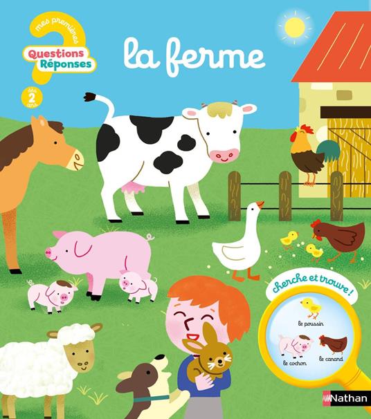 Questions/Réponses : Les animaux de la ferme - pour découvrir les animaux de la ferme en 7 questions illustrées - dès 2 ans - Chatel Christelle,Coline Citron - ebook