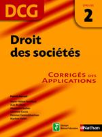 Droit des sociétés - épreuve 2 - DCG corrigés Format : ePub 2 DCG Livre