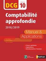 Comptabilité approfondie DCG Epreuve 10 Manuel et applications 2018/2019