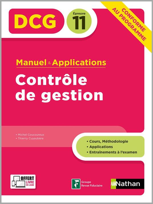 Contrôle de gestion - DCG Epreuve 11 - Manuel & applications 2019