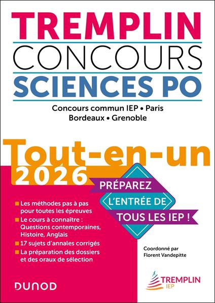 Tremplin Concours Sciences Po Tout-en-un 2026