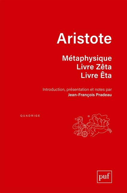 Métaphysique. Livre Zêta. Livre Êta