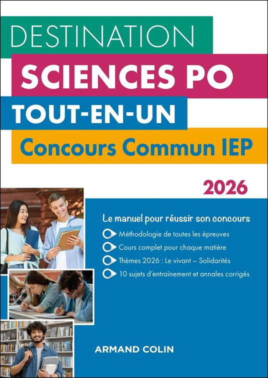 Destination Sciences Po - Concours commun IEP 2026