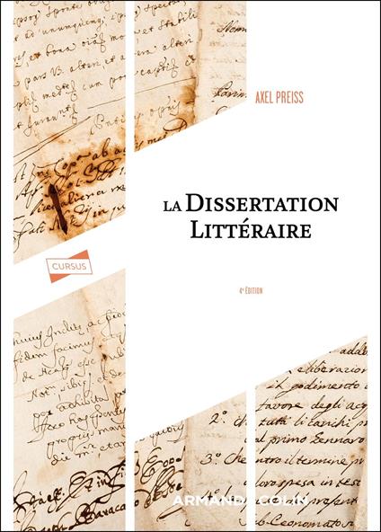 La Dissertation littéraire - 4e éd.