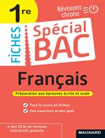 Spécial Bac Fiches Français 1re Bac 2024