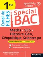 Spécial Bac Compil de Fiches SES-Maths-Histoire-Géo-Géopolitique-Sciences Po 1re Bac 2024