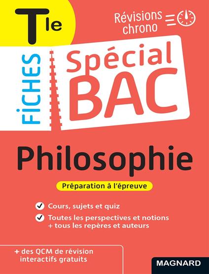 Spécial Bac Fiches Philosophie Tle Bac 2026