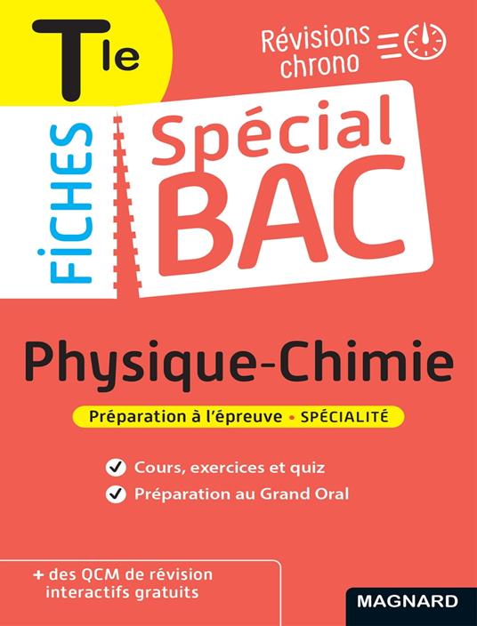 Spécial Bac Fiches Physique-Chimie Tle Bac 2026