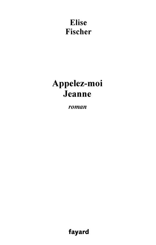 Appelez-moi Jeanne