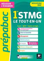Prépabac 1re STMG - Toutes les matières - Cours et entraînement au contrôle continu 2025