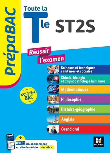 PREPABAC - Toute la terminale ST2S - Contrôle continu et épreuves finales - Révision 2026