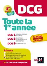 DCG - Toute la 1ère année du DCG 1, 8, 9 en fiches - Révision 2024-2025