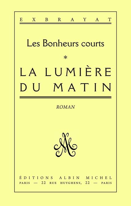 La Lumière du matin