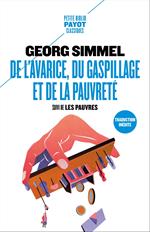 De l'avarice, du gaspillage et de la pauvreté