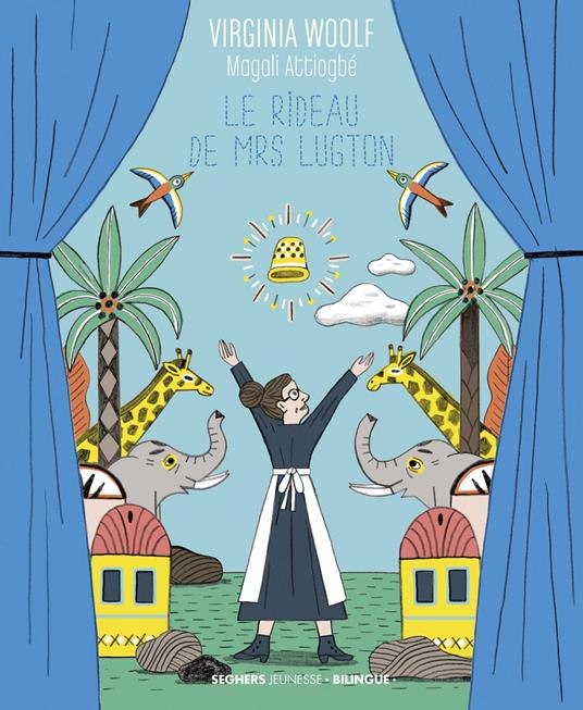 Le Rideau de Mrs Lugton - Édition bilingue - Magali Attiogbé,Virginia Woolf,Aline AZOULAY-PACVOÑ - ebook