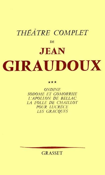 Théâtre complet T03