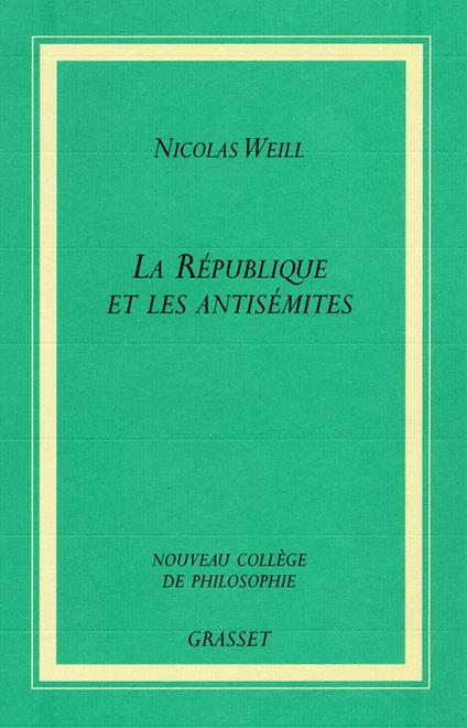La république et les antisémites