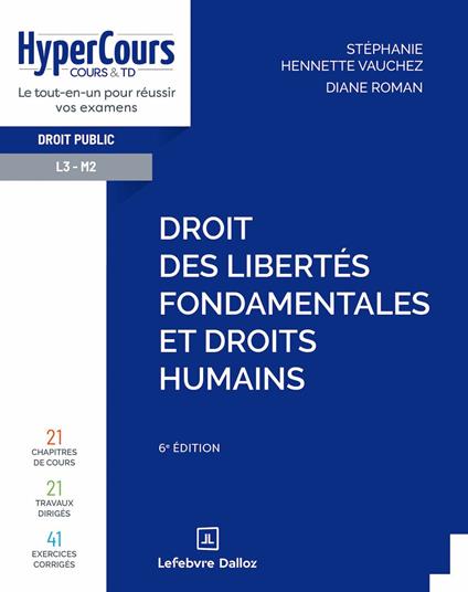 Droit des libertés fondamentales et droits humains - 6è édition
