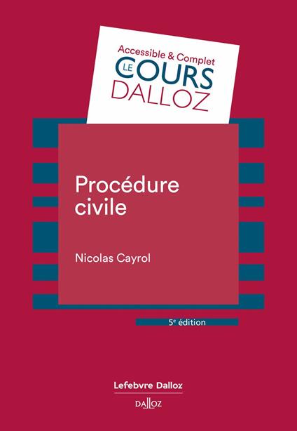 Procédure civile - 5è édition