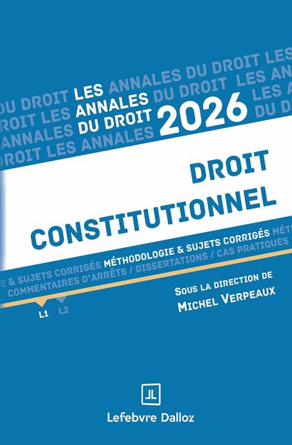 Droit constitutionnel 2026
