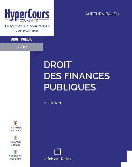 Droit des finances publiques 5ed