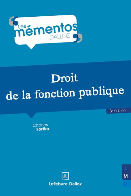Droit de la fonction publique 3ed