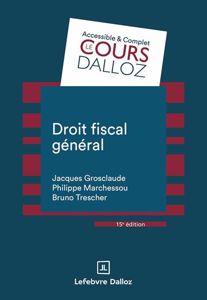 Droit fiscal général 15ed