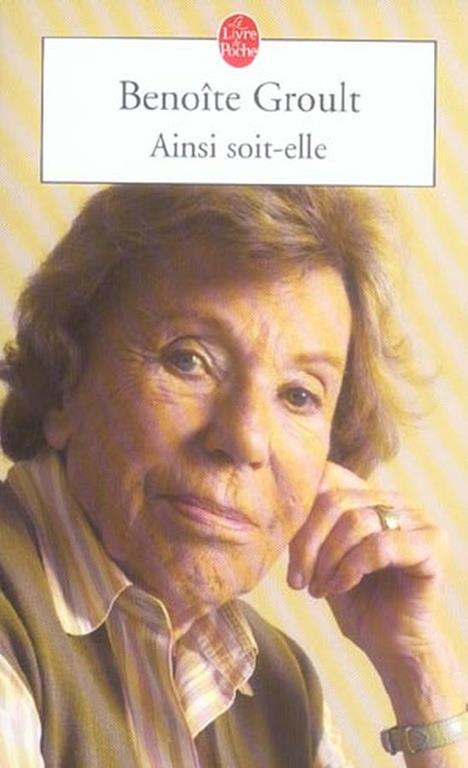 Ainsi soit-elle - Benoite Groult - cover