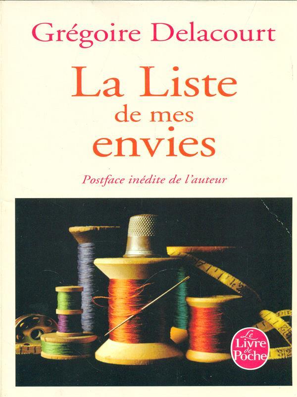 La liste de mes envies