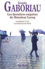Les dernières enquêtes de Mr Lecoq