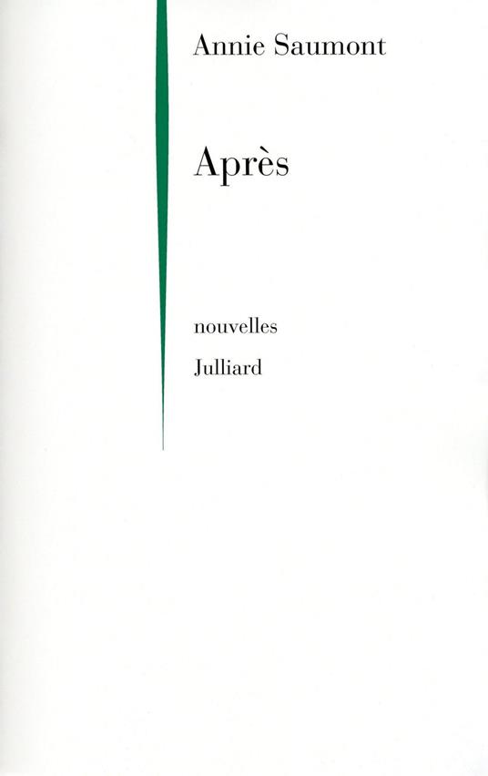 Après - Nouvelle édition