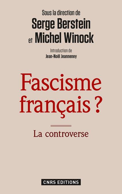 Fascisme français ? La controverse