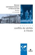 Les conflits de vérités à l'école - Revue sèvres 77 - Ebook