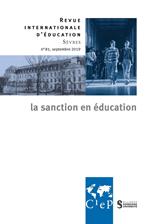 La sanction en éducation - Revue internationale d'éducation sèvres 81 - Ebook