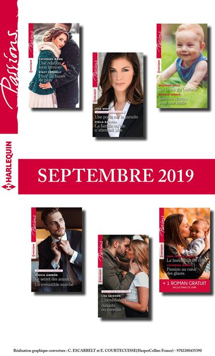 12 romans Passions + 1 gratuit (n°815 à 820 - Septembre 2019)