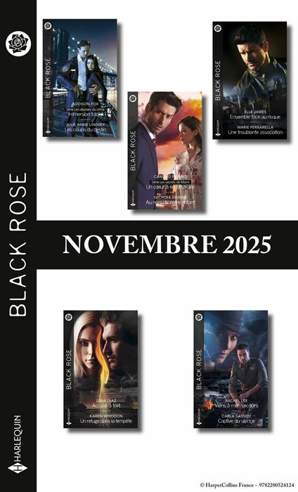 Pack mensuel Black Rose - 10 romans (Novembre 2025)