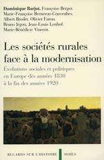 Les sociétés rurales face à la modernisation