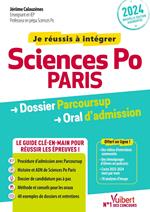 Sciences Po Paris - Dossier Parcoursup et oral - Admission 2024